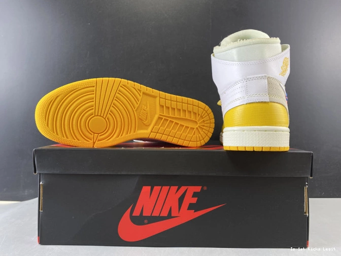 Jordan Powder Air White Off-White AQ0818-149 Yellow-Cone x 1 Dark NRG 0627